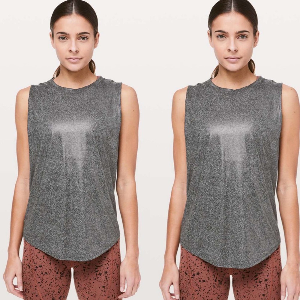 Lululemon X SoulCycle ride and reflect muscle tank